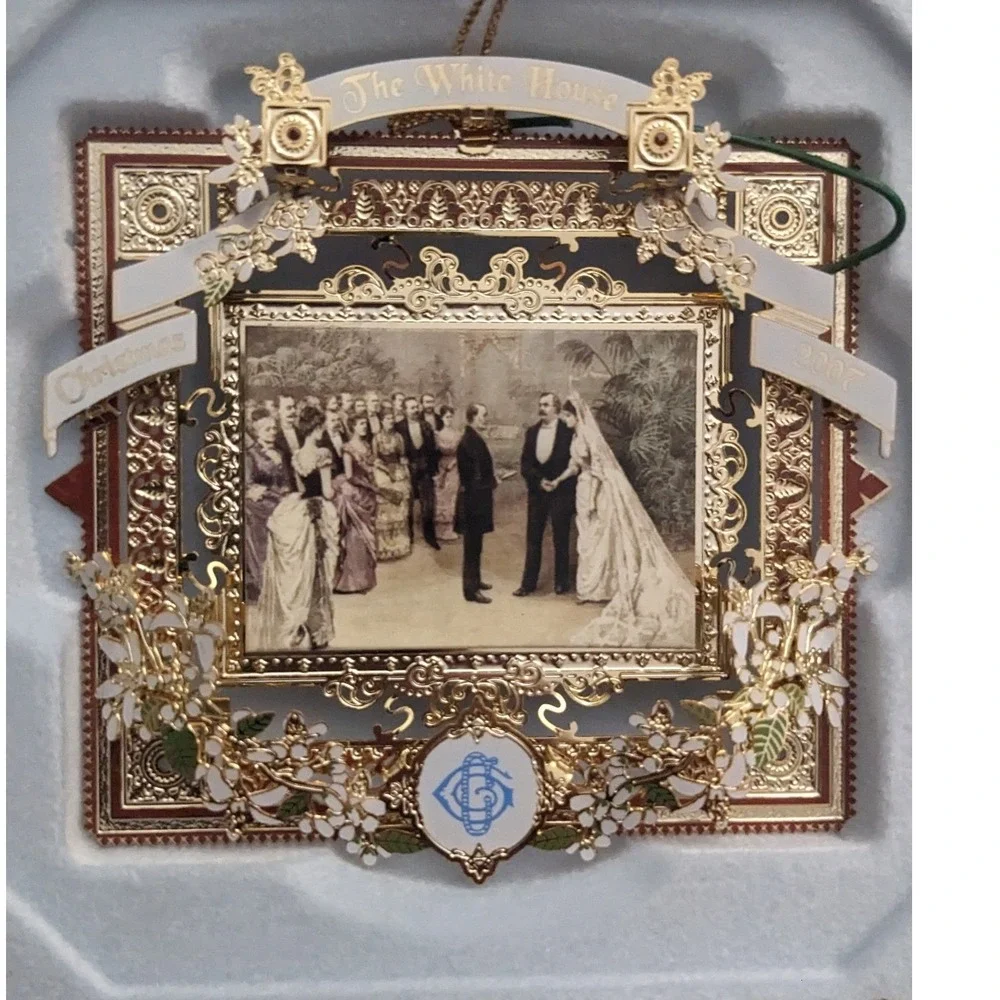 White House Historical Association 2007 Christmas‎ Ornament President Wedding
